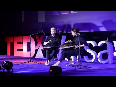 duet handpan HANDSCAPE Vova & Kuba - TedX Warsaw Women 2023 - handpan f pygmy scale