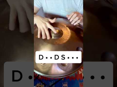 LEARN A HANDPAN SIMPLE GROOVE TUTORIAL  #handpan #handpanplayer #tutorial #music