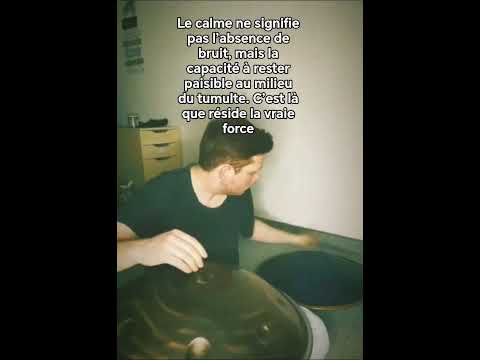 Le calme au milieu des tumultes #music #drum #song #handpan #handpanmusic