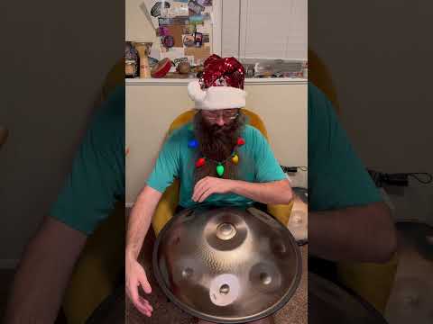 Hark the Herald Angels Sing on handpan 😇 #handpan #Christmas #HarktheHeraldAngelsSing #handpandan
