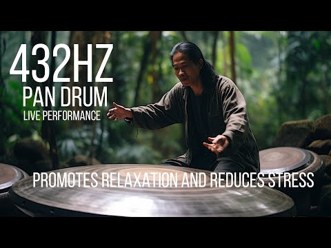 Handpan 432Hz Live Performance Harmonic Escape Journey in D-Minor 🎵✨