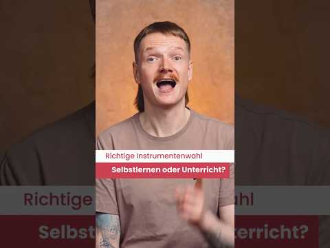 Instrument lernen: Lieber alleine oder mit Unterricht?