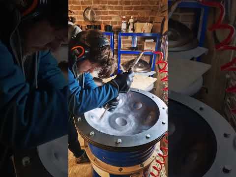 How we shape a handpan | Handpan Maker | Learning to build my own handpans