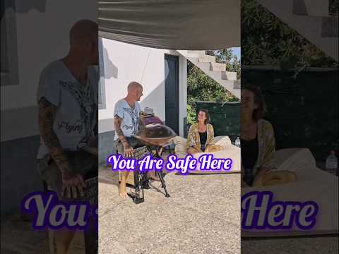 "You Are Safe Here" - Handpan Healing Song with Linda Oudendijk (Vocals) #shorts #teaser #handpan