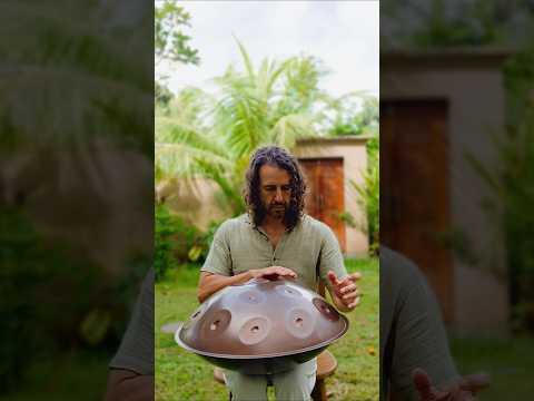 Theme from an old  Handpan composition, played in Bali on a D Kurd 12  #handpan #bali #percussion