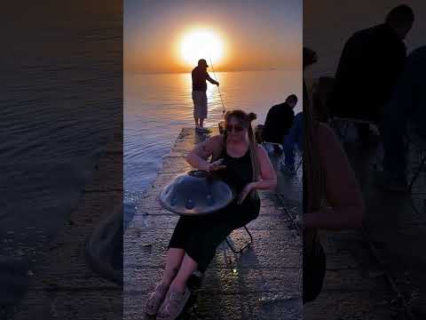 🛸Magic Handpan and Girl🛸 #ханг #хендпан #хангдрам #hang #handpan #hangdrum #drum #magic #yoga #relax