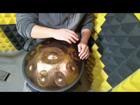 Raysen travel handpan mini handpan 9 ntoes #raysenhandpan #handpanmaker