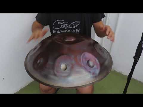 D minor kurd 13 Ember steel - Cenz Handpan