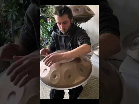 Aurora Handpan G2 Minor 14 Ember steel