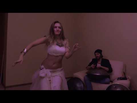 Davide Swarup & Kayatma - HandPan and Electronix - Live home Jam in Moscow