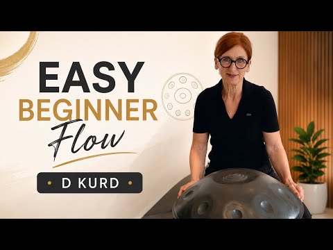 Easy Beginner Flow | D Kurd Handpan Tutorial | 3 einfache Akkorde für einen musikalischen Flow