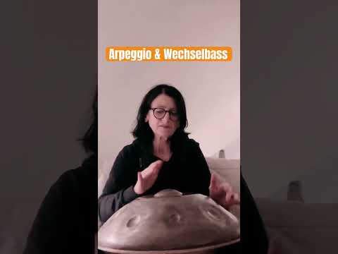 Handpan Arpeggios mit Wechselbass | Minitaopan D Moll Variation 🦋🎶😎#handpanmusic #handpan #hang