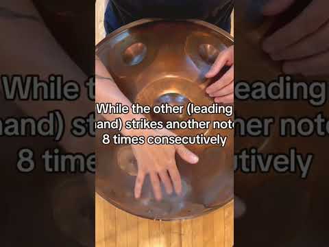 HOW TO MAKE YOUR HANDS INDEPENDENT ON THE HANDPAN  #handpan #handpanplayer #music #tutorial
