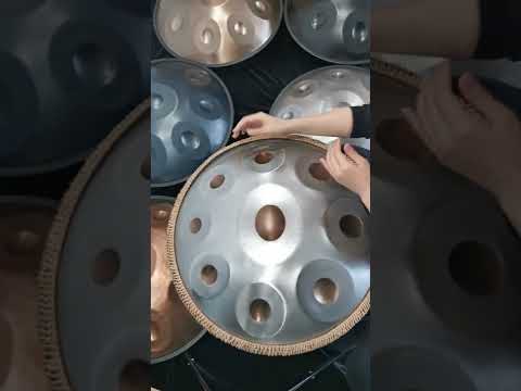 Handpan drum instrument in D Minor