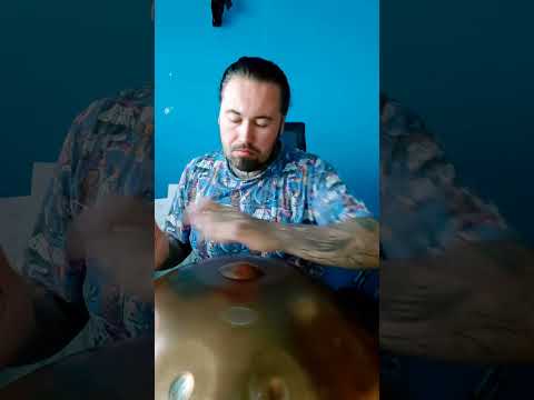having fun with the handpan roots song and loving it #handpanmusic #practice #handpan #mastertheha