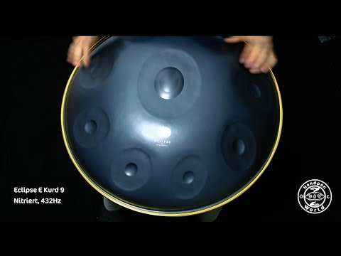 Eclipse Handpan | E Kurd 9 | Nitriert | 432Hz | E/ B C D E F# G A B
