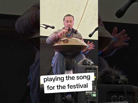 playing the song for the festival#spiritual #handpan #fyp #shorts #handpanmusic