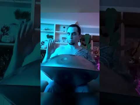 🛸🌈 Here's your daily moment of zen (full vid linked)  #handpanmeditation #musician