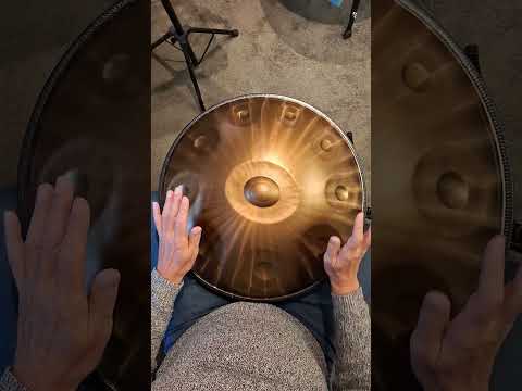 Easy-to-learn Handpan Compositions: Up and Down (Kurd scale) #shorts