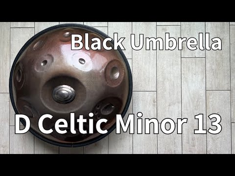【ハンドパン販売】Black Umbrella / D celtic minor 13 試奏1
