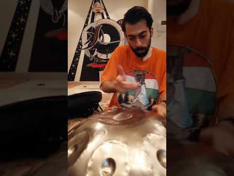صدای بی نظیر از سازی بی نظیر #هنگدرام #هندپن #handpan #hangdrum #alipantam