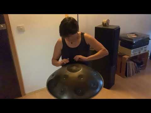 „The Gift“ played on Handpan F Voyager, Leaf Sound Sculpture