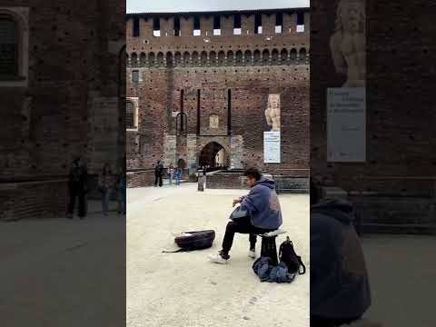 Handpan Busking At Parco Sempione [Handpan Music]