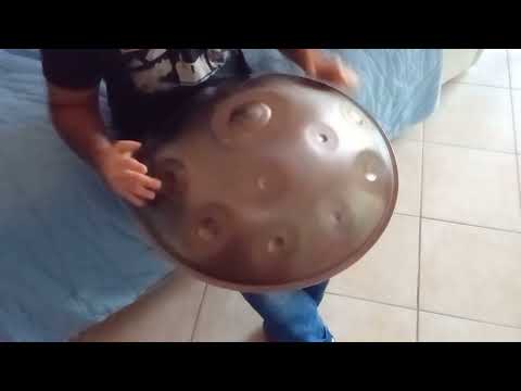 Scale exercise: F low Pygmy Meraki handpan