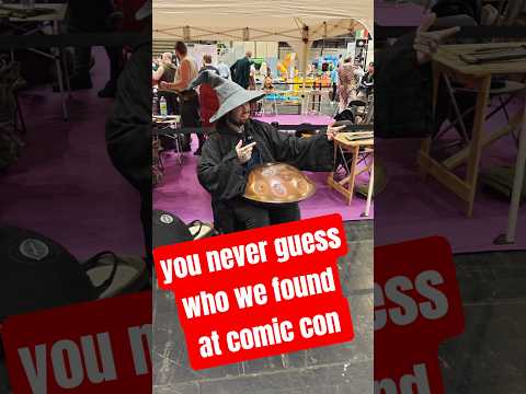 you never guesswho we found at comic con #handpan #comiccon #fyp