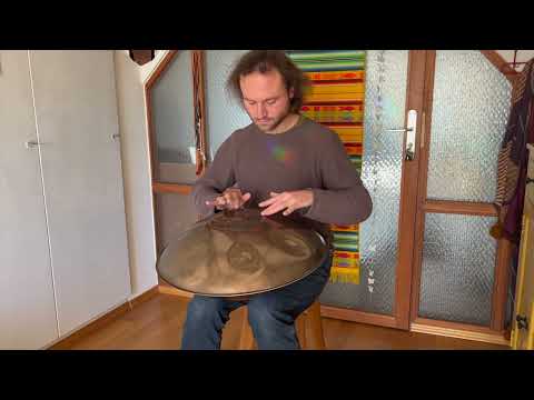 Handpan F3 Major 8 parallel to D Kurd 9; F/ A C D E F G A