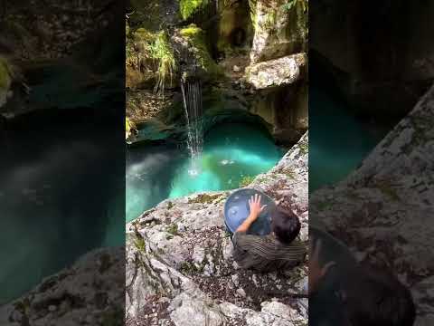 Handpan at Soča Valley