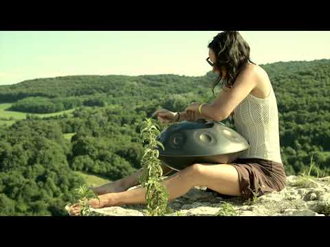 HandPan melody in a ruins of a hungarian castle