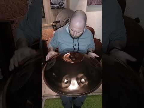 Pulsate and float...D Kurd 12 by @soundsculpture-handpanshop698 #handpanmusician #handpan