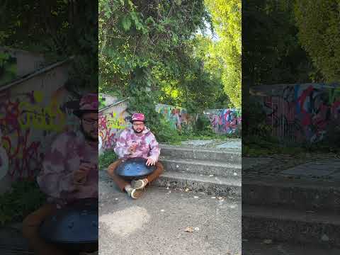 urban style / Handpan D Kurd / rough Handpan Spot / mystical Session #healing #graffiti #art #music