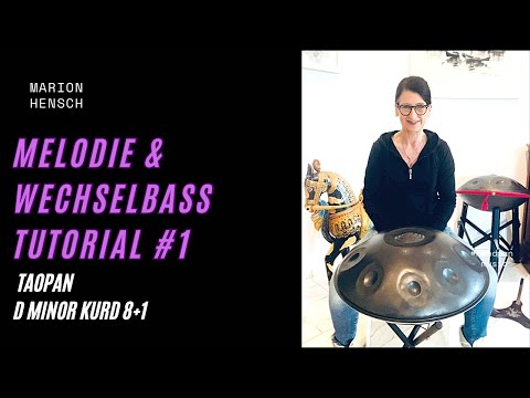 Melodische Bassbegleitung| Handpan Groove| Beginner Tutorial#1 #handpanworkshop