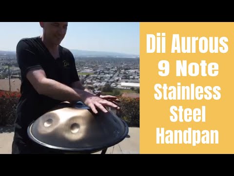 Dii Aurous 9 Note Stainless Steel Handpan