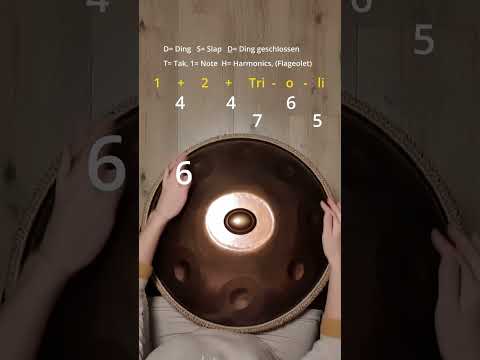 Handpan Tutorial, Forest Dreams, Part 2 slow