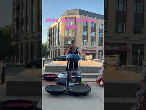 Handpan busking for #makemusicday #handpan #handpanmusic #music