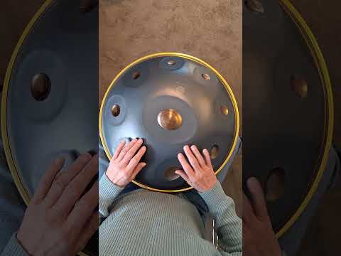Easy-to-learn Handpan Compositions: 4 Chords (Kurd Scale) #shorts
