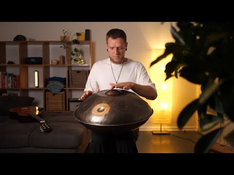 Evening slow Handpan Meditation. Calm peaceful music.