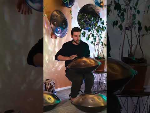 Relaxing handpan music | C# Koi stainless steel | VIBE Handpan