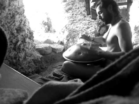 HANG DRUM IN ACOUSTIC GRANADA CAVE