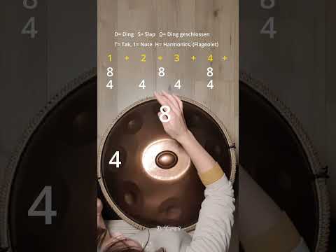 Handpan Tutorial, ( Kate Stone-Urban, Theme 3), Slow, Learning with Kristina Savkova