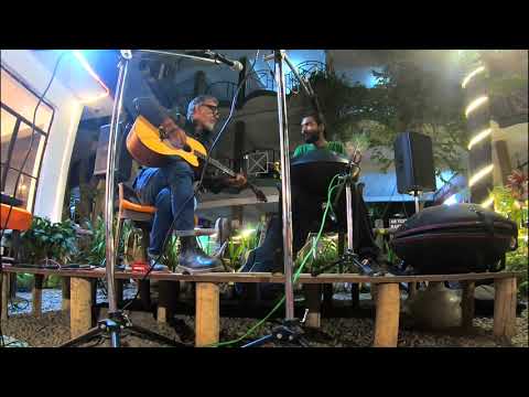 Anicca Project (ft. Marco Britannico Rivaroli)- Handpan guitar Jam | Rishikesh