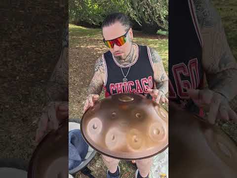 playing handpan at fantasy forest #handpan @FanForFest #cosplay