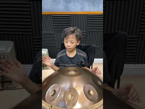 Thần đồng siêu Handpan #hangdrum #intheend #cover #healing