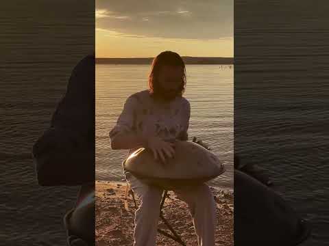 Seaside Handpan (With Water Sounds) #shorts #handpan