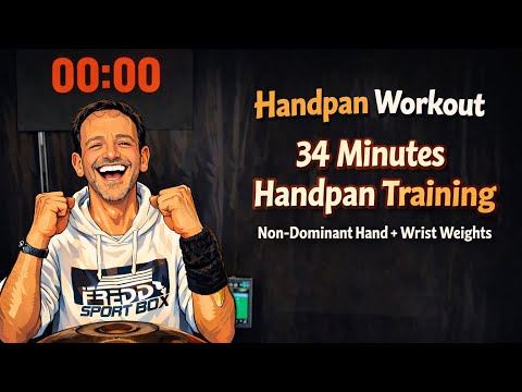 Handpan Workout | Speed, Strength & Precision for Non-Dominant Hand