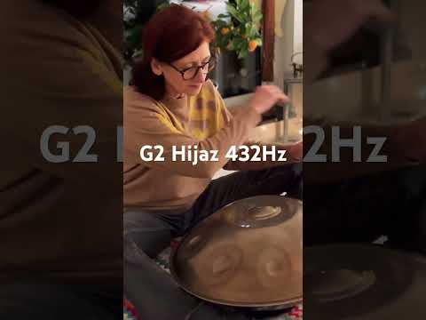 Ein Hauch von tausend und einer Nacht | G2 Hijaz 432Hz von Battiloro #relaxingmusic #handpan #432hz