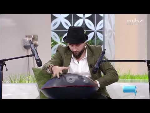 Anas alhalabi handpan MBC انس الحلبي مقابلة على الة هاندبان